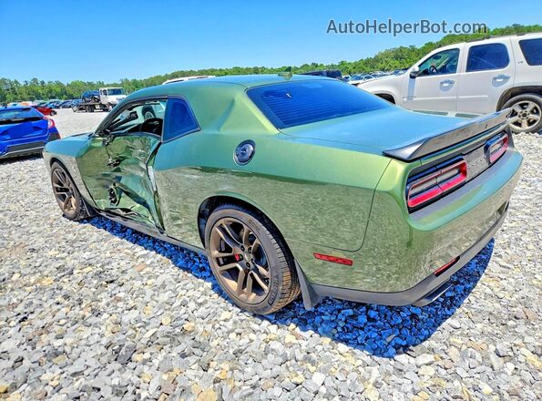2C3CDZFJ6PH505430 2023 DODGE CHALLENGER Green Задня ліва чверть