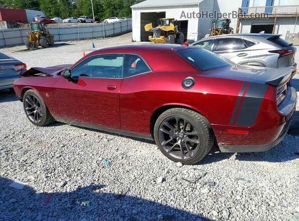 2C3CDZFJ6PH591192 2023 DODGE CHALLENGER Maroon Tył lewy