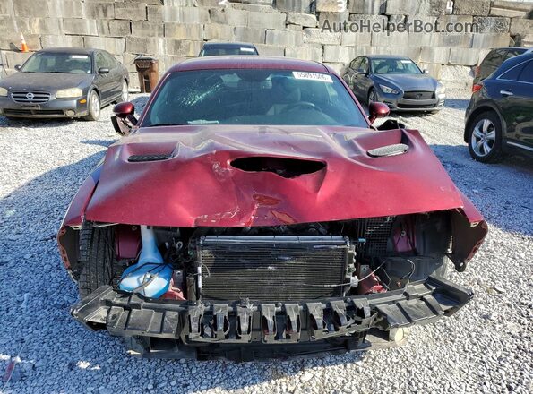 2C3CDZFJ6PH591192 2023 DODGE CHALLENGER Maroon Widok z przodu
