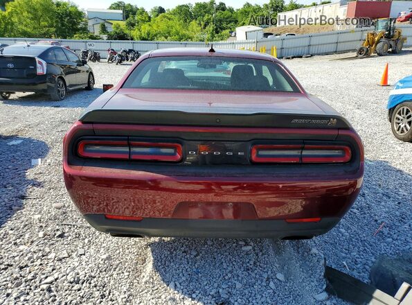 2C3CDZFJ6PH591192 2023 DODGE CHALLENGER Maroon Widok z tyłu