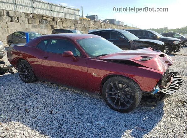 2C3CDZFJ6PH591192 2023 DODGE CHALLENGER Maroon Przód prawy