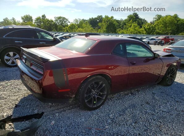 2C3CDZFJ6PH591192 2023 DODGE CHALLENGER Maroon Tył prawy