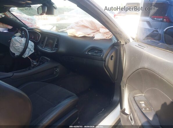 2C3CDZFJ7GH349978 2016 DODGE CHALLENGER White წინა სალონის ხედი