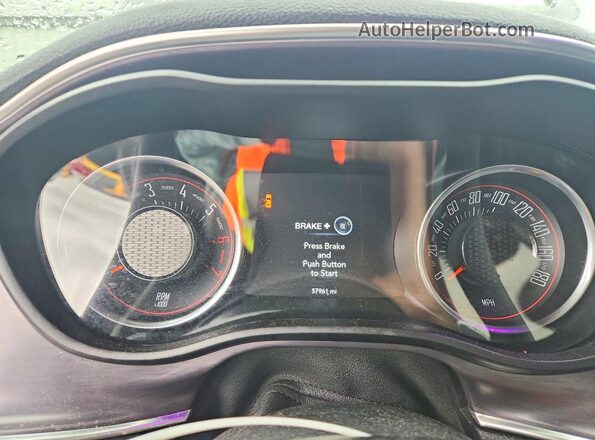 2C3CDZFJ7JH128467 2018 DODGE CHALLENGER Gray Սարքավորումների վահանակի տեսք