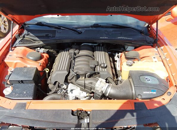 2C3CDZFJ7KH532144 2019 DODGE CHALLENGER Orange უკანა ხედი