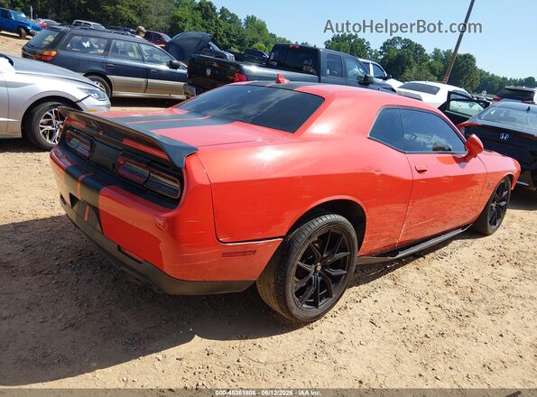 2C3CDZFJ7KH532144 2019 DODGE CHALLENGER Orange უკანა მარჯვენა