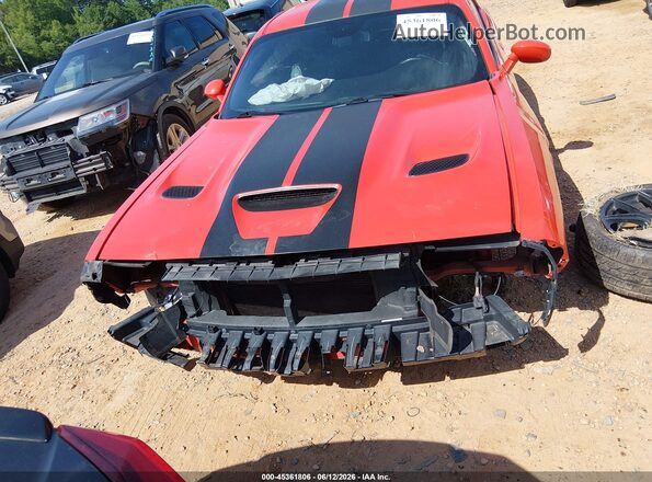 2C3CDZFJ7KH532144 2019 DODGE CHALLENGER Orange წინა ხედი