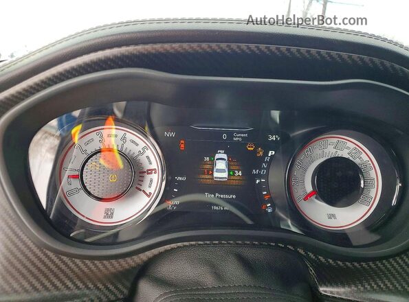 2C3CDZFJ7MH603040 2021 DODGE CHALLENGER Blue Vista del cuadro de instrumentos