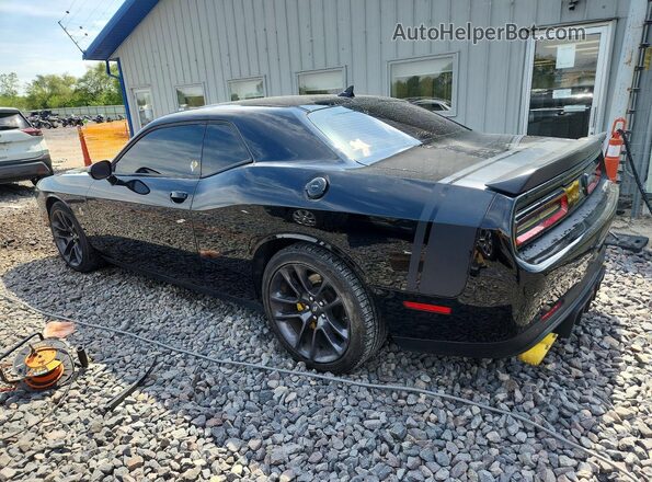 2C3CDZFJ8LH176191 2020 DODGE CHALLENGER Черный Задняя левая четверть