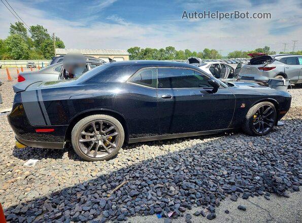 2C3CDZFJ8LH176191 2020 DODGE CHALLENGER Черный Задняя правая четверть