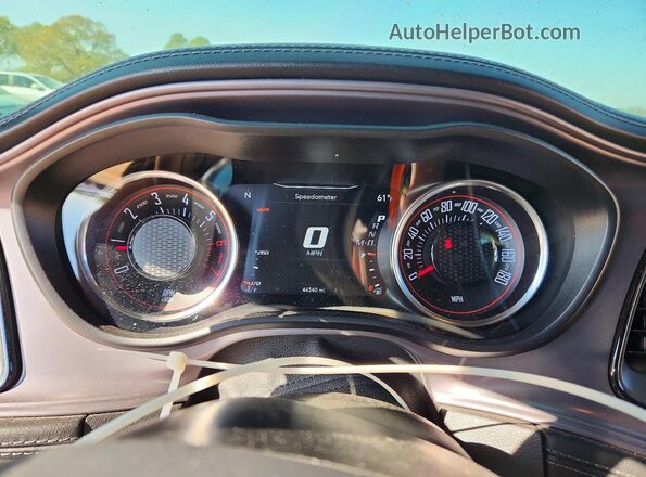 2C3CDZFJ8PH521905 2023 DODGE CHALLENGER Black Instrument cluster view