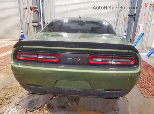 2C3CDZFJ9LH222756 2020 DODGE CHALLENGER Green Widok z tyłu