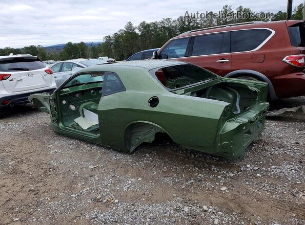 2C3CDZFJ9MH601709 2021 DODGE CHALLENGER Green Trasero izquierdo