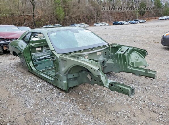 2C3CDZFJ9MH601709 2021 DODGE CHALLENGER Green Delantero derecho