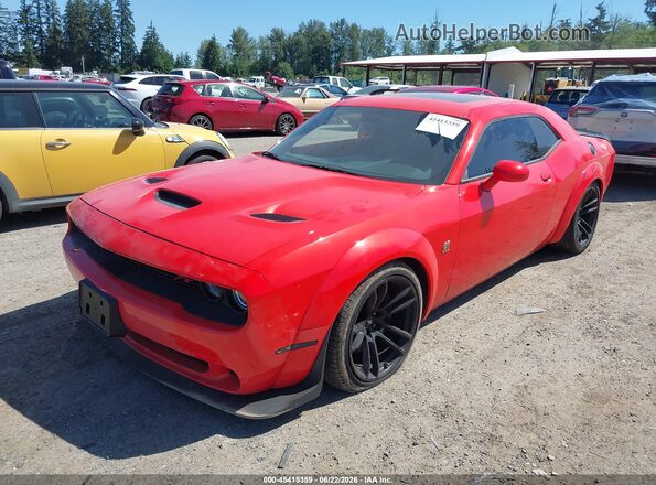 2C3CDZFJ9PH527065 2023 DODGE CHALLENGER Оранжевый Передняя левая четверть