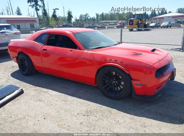 2C3CDZFJ9PH527065 2023 DODGE CHALLENGER Оранжевый Панорамный вид салона 360°