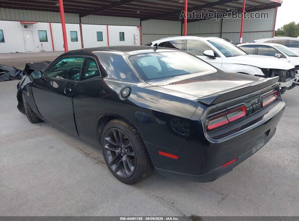 2C3CDZFJ9PH694266 2023 DODGE CHALLENGER Black Trasero izquierdo