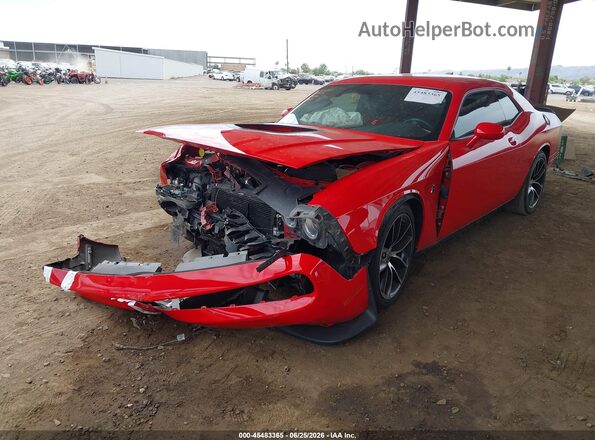 2C3CDZFJXGH222013 2016 DODGE CHALLENGER Red Vista tres cuartos delantera izquierda