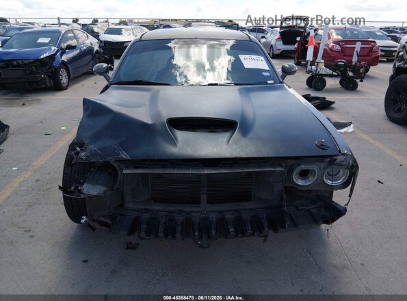 2C3CDZFJXJH124123 2018 DODGE CHALLENGER Gray Вид задньої частини салону