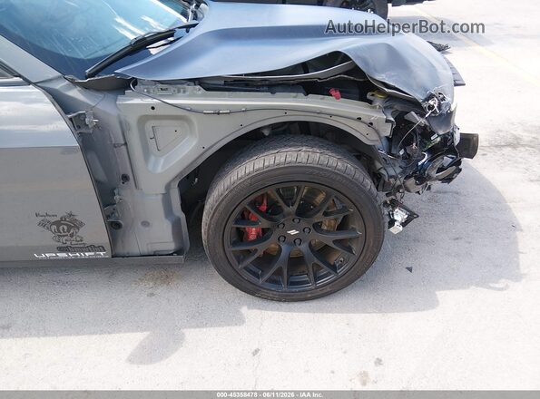 2C3CDZFJXJH124123 2018 DODGE CHALLENGER Gray Вид спереду