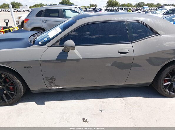 2C3CDZFJXJH124123 2018 DODGE CHALLENGER Gray 