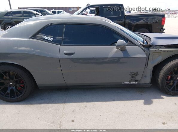 2C3CDZFJXJH124123 2018 DODGE CHALLENGER Gray Панорамний вид салону 360°