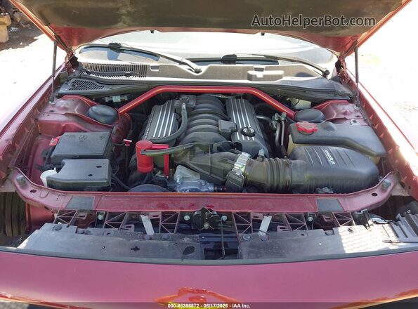 2C3CDZFJXKH712766 2019 DODGE CHALLENGER Maroon Vista trasera