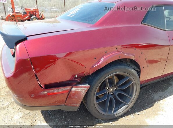 2C3CDZFJXKH712766 2019 DODGE CHALLENGER Maroon Vista frontal