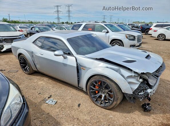 2C3CDZFJXNH237270 2022 DODGE CHALLENGER Silver Przód prawy