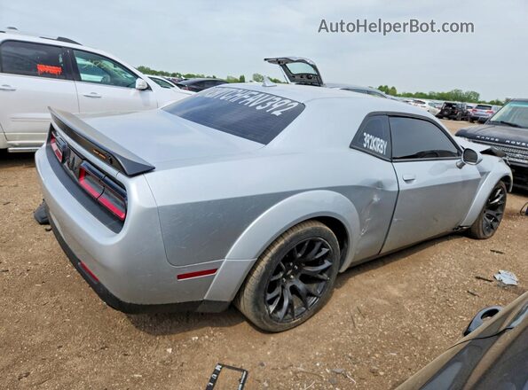2C3CDZFJXNH237270 2022 DODGE CHALLENGER Silver Tył prawy
