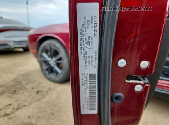 2C3CDZGG0LH146752 2020 DODGE CHALLENGER Бордовый Вид подкапотного пространства