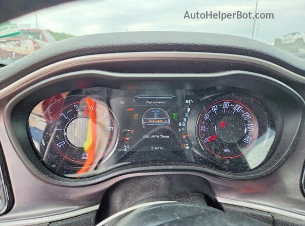 2C3CDZGG0LH146752 2020 DODGE CHALLENGER Бордовый Вид щитка приборов