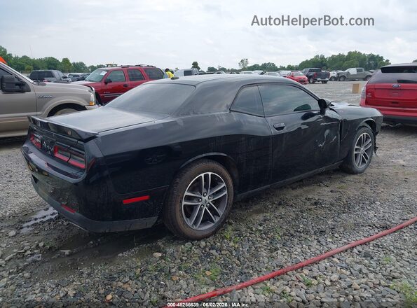 2C3CDZGG1KH759932 2019 DODGE CHALLENGER Черный Задняя правая четверть
