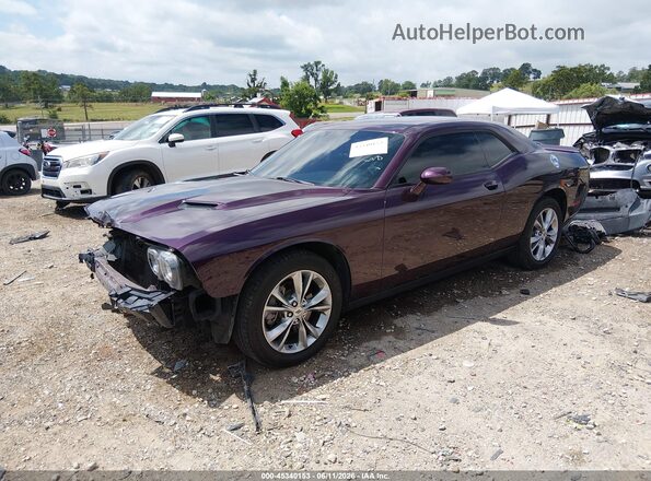 2C3CDZGG1LH161874 2020 DODGE CHALLENGER Фиолетовый Передняя левая четверть