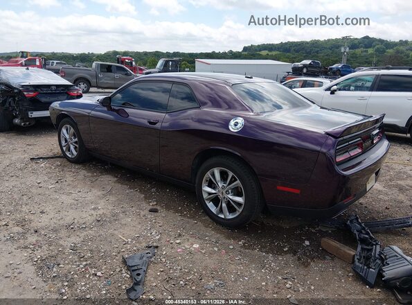 2C3CDZGG1LH161874 2020 DODGE CHALLENGER Фиолетовый Задняя левая четверть