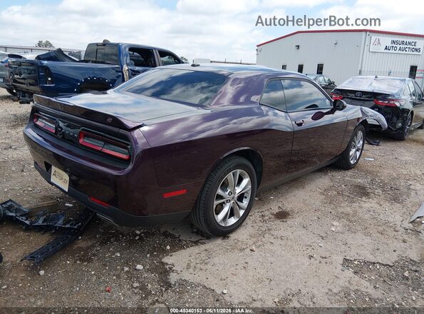 2C3CDZGG1LH161874 2020 DODGE CHALLENGER Фиолетовый Задняя правая четверть