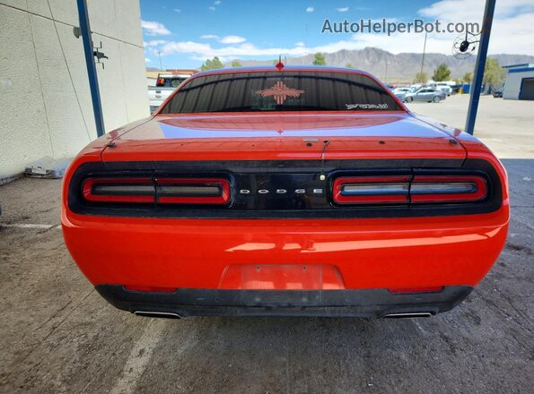 2C3CDZGG1NH222322 2022 DODGE CHALLENGER Красный Вид сзади