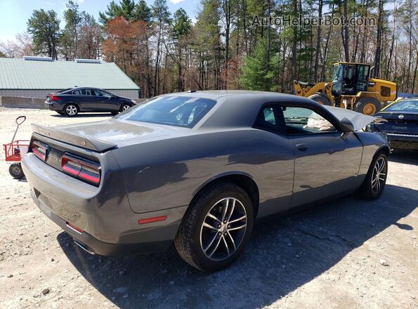 2C3CDZGG3KH629814 2019 DODGE CHALLENGER Gray Trasero derecho