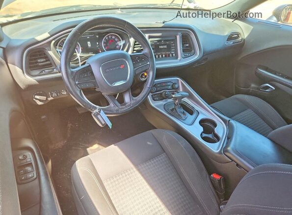 2C3CDZGG3KH656513 2019 DODGE CHALLENGER Black Widok deski rozdzielczej