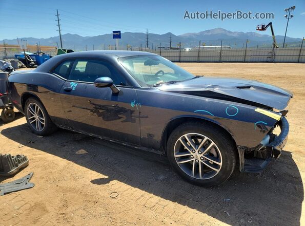2C3CDZGG3KH656513 2019 DODGE CHALLENGER Black Przód prawy