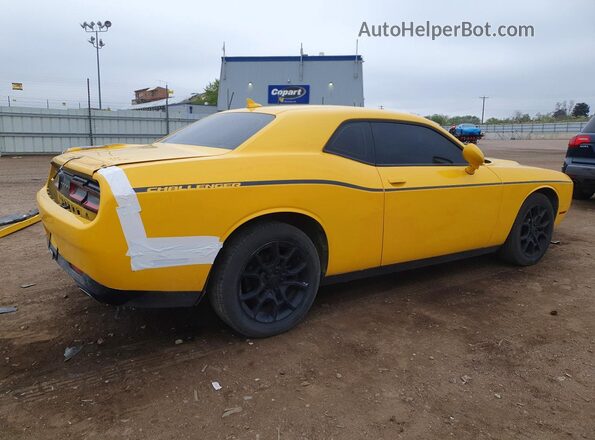 2C3CDZGG5HH601585 2017 DODGE CHALLENGER Yellow Задня права чверть