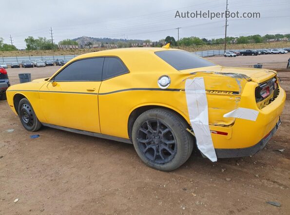 2C3CDZGG5HH601585 2017 DODGE CHALLENGER Yellow Задня ліва чверть