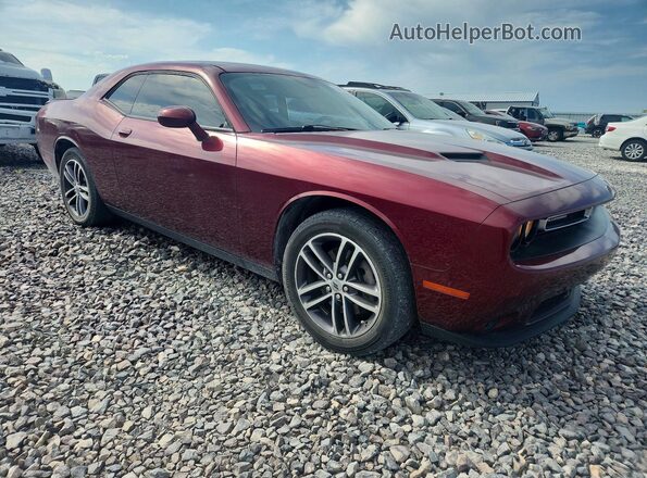 2C3CDZGG6KH612490 2019 DODGE CHALLENGER Maroon Front right