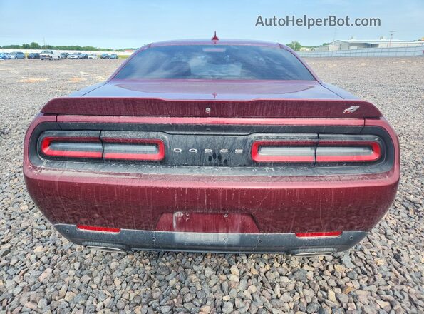 2C3CDZGG6KH612490 2019 DODGE CHALLENGER Maroon Rear view
