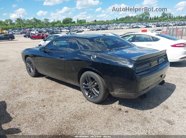 2C3CDZGG6KH735724 2019 DODGE CHALLENGER Black უკანა მარცხენა