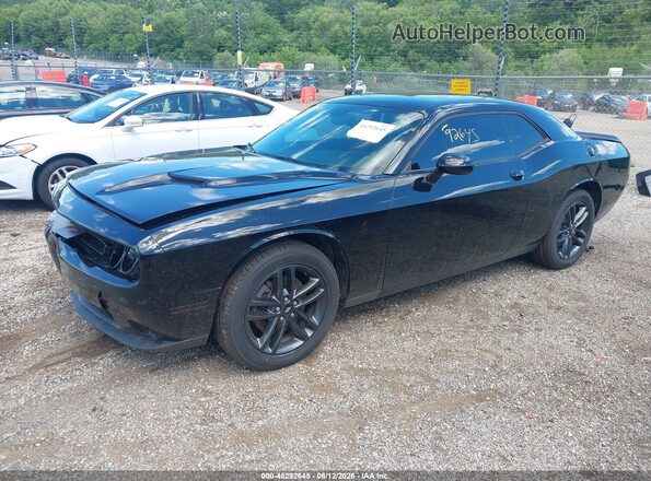 2C3CDZGG6KH735724 2019 DODGE CHALLENGER Black წინა მარცხენა ხედი სამი მეოთხედიდან