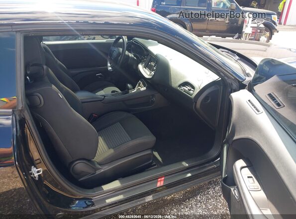 2C3CDZGG6KH735724 2019 DODGE CHALLENGER Black წინა სალონის ხედი