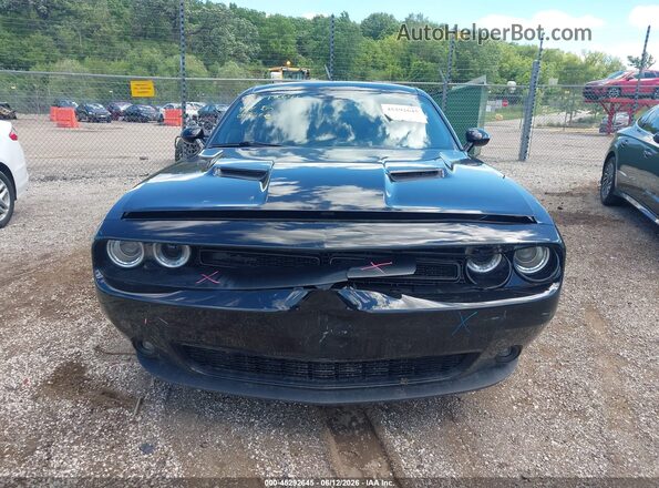 2C3CDZGG6KH735724 2019 DODGE CHALLENGER Black უკანა სალონის ხედი