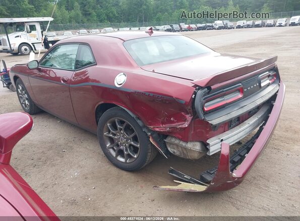 2C3CDZGG7HH641344 2017 DODGE CHALLENGER Красный Задняя левая четверть