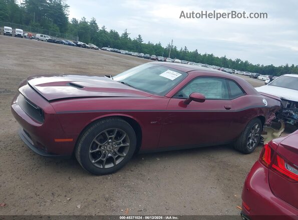 2C3CDZGG7HH641344 2017 DODGE CHALLENGER Красный Панорамный вид салона 360°